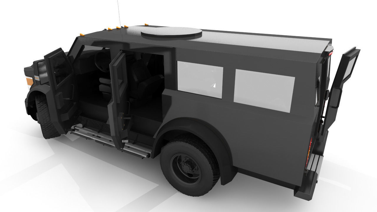 Tactical vehicle 3D model_8