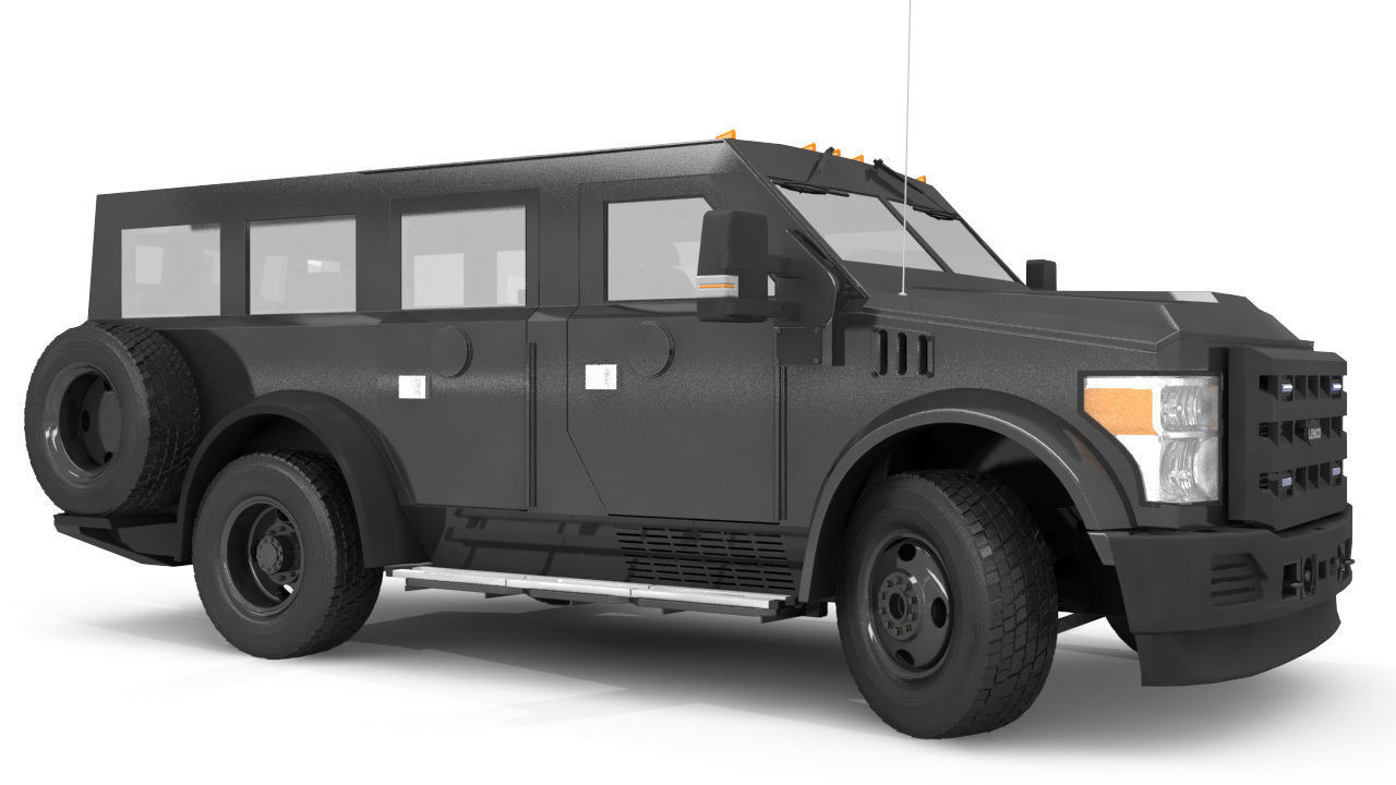 Tactical vehicle 3D model_5