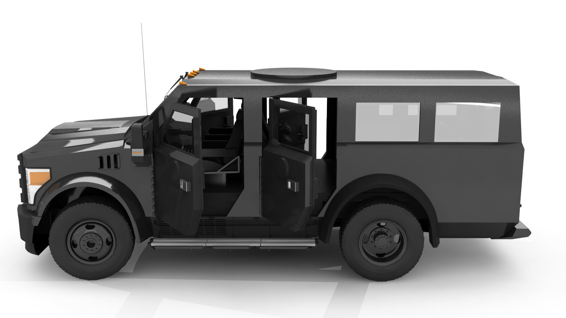 Tactical vehicle 3D model_22