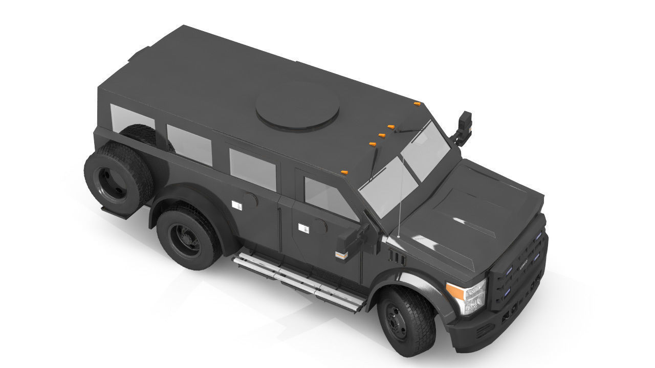 Tactical vehicle 3D model_4