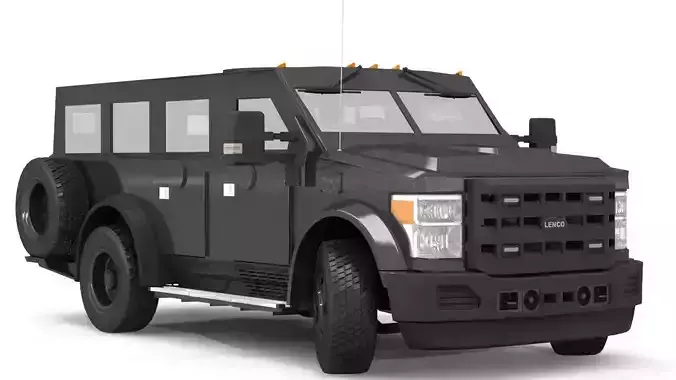 Tactical vehicle 3D model
