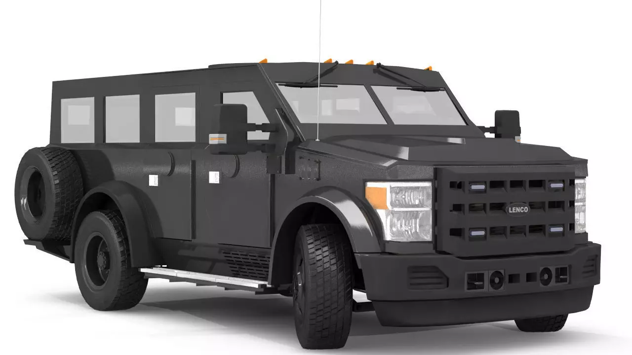 Tactical vehicle 3D model_0