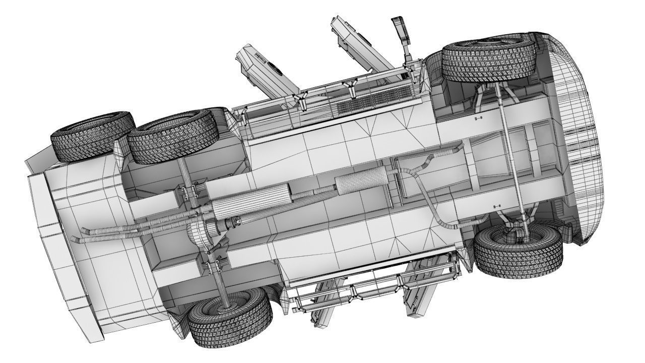 Tactical vehicle 3D model_30