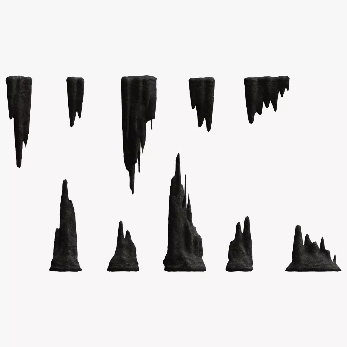 Cave Rock Pack 1 - Base Free low-poly 3D model