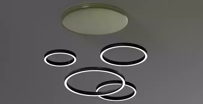 high-tech style lamp