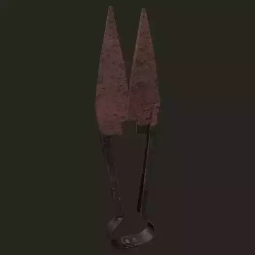 Old Scissors - PBR Game Ready Low-poly 3D model