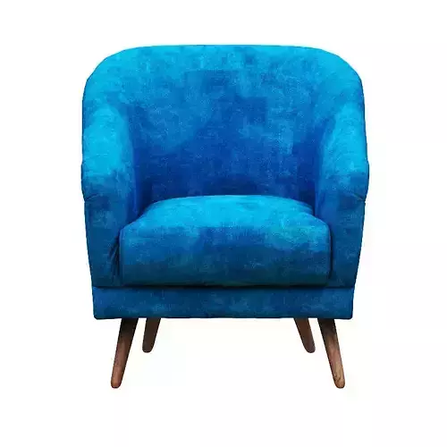 Classical armchair single seater fabric amd wood