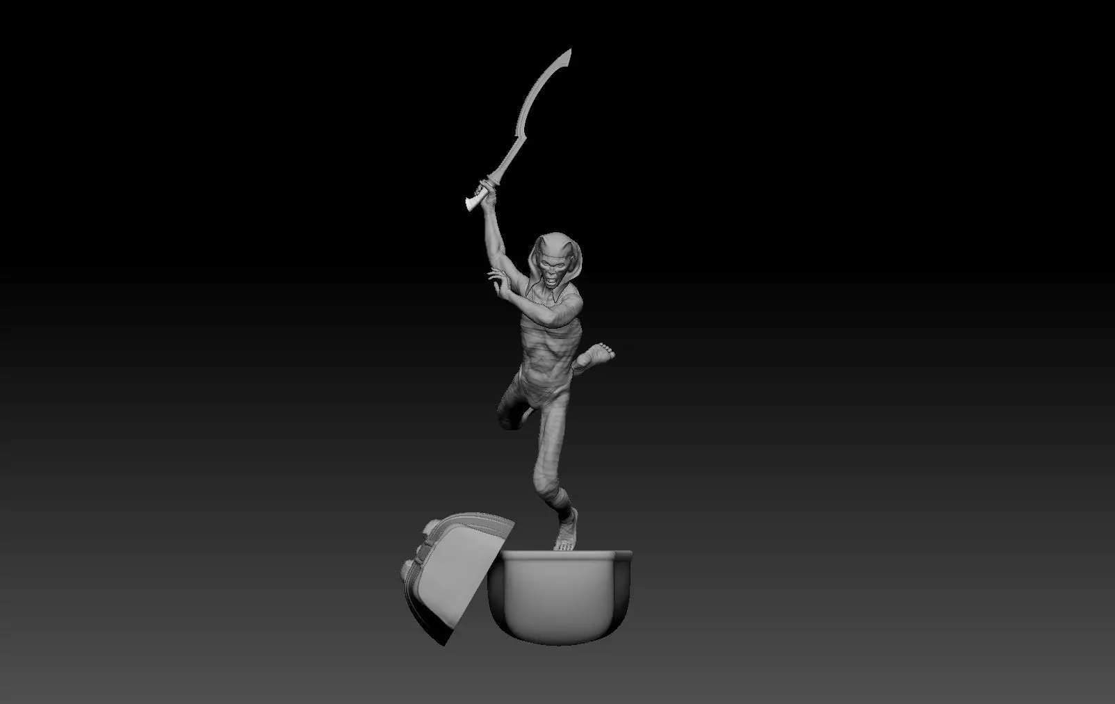 MUMMY HALLOWEEN 3 3D print model_0