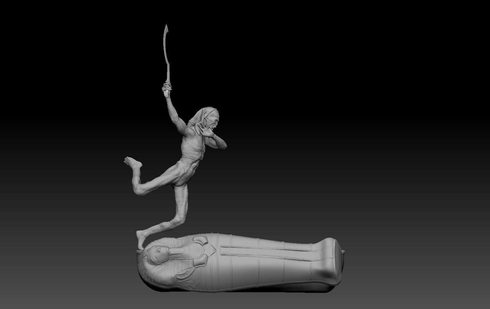 MUMMY HALLOWEEN 3 3D print model_4