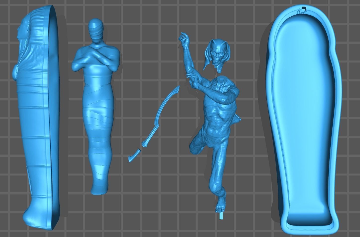 MUMMY HALLOWEEN 3 3D print model_5