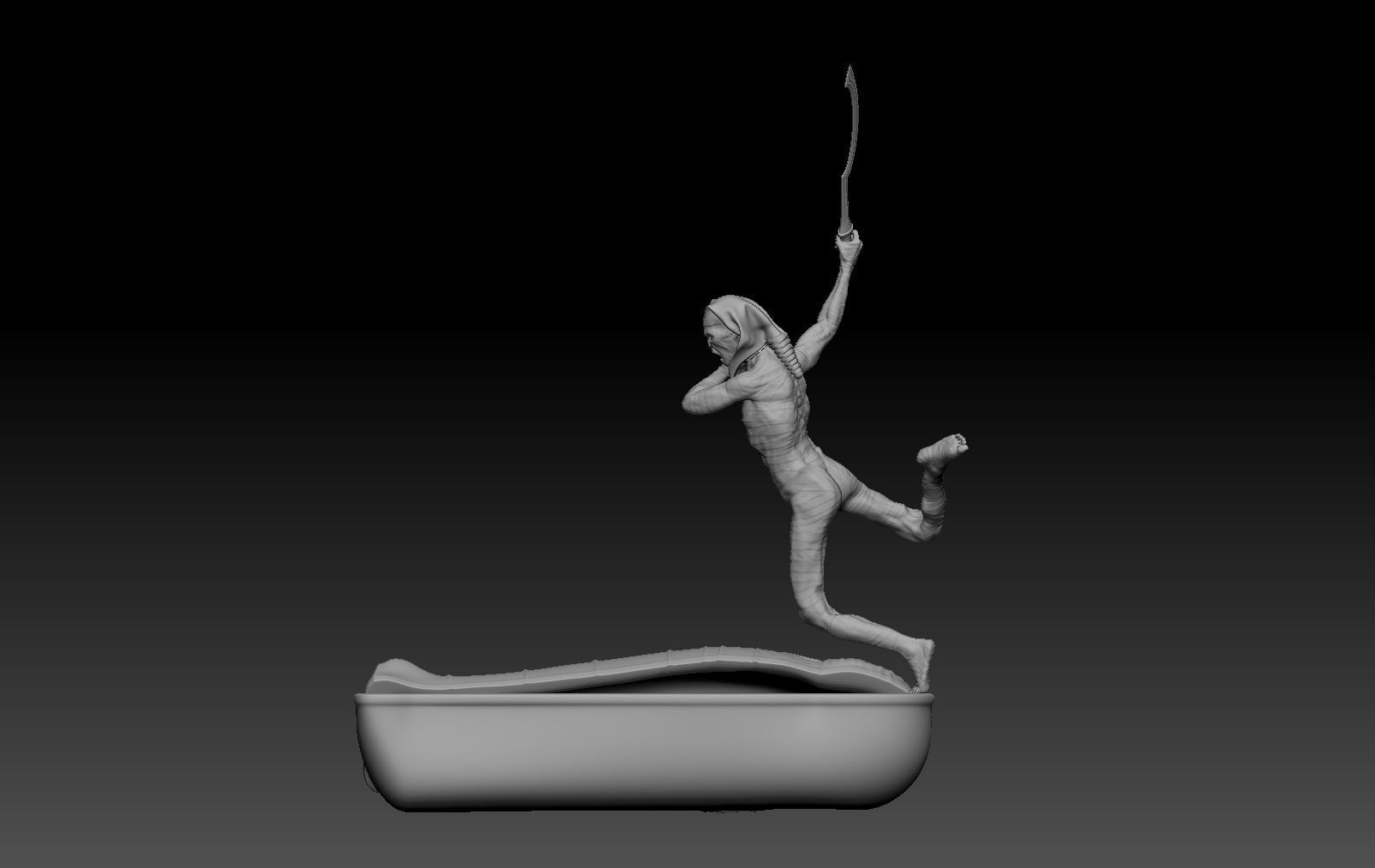 MUMMY HALLOWEEN 3 3D print model_2