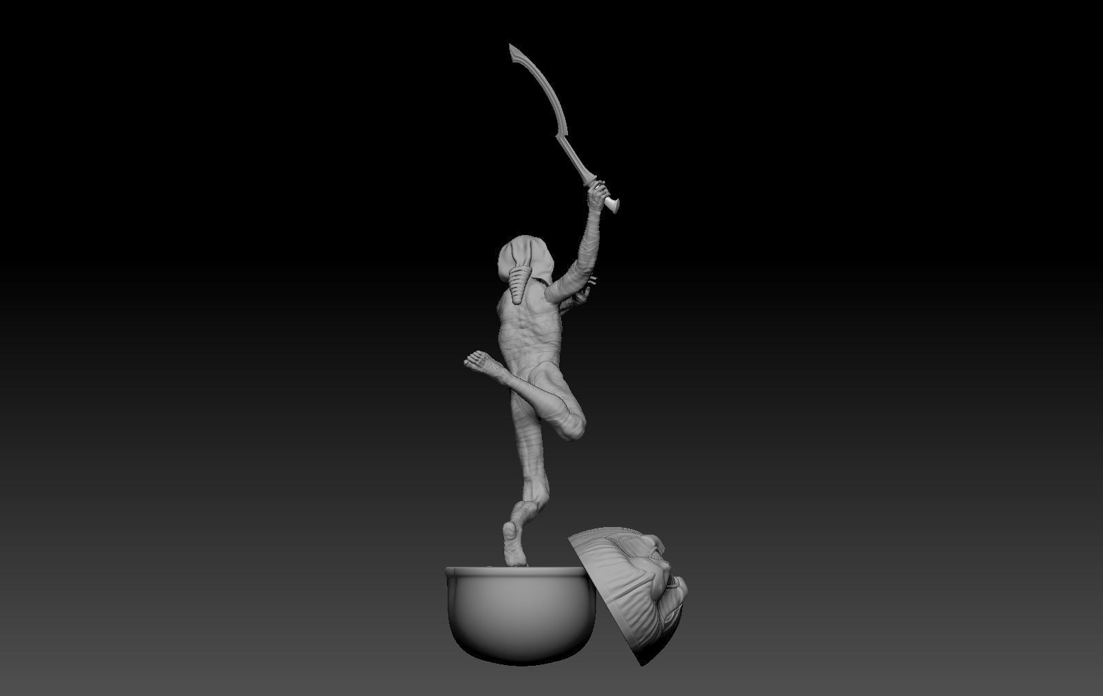 MUMMY HALLOWEEN 3 3D print model_3