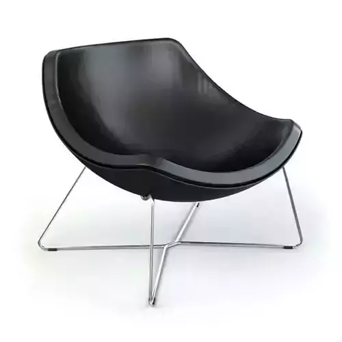 Black Plastic Chair