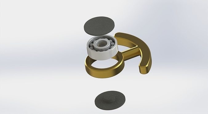 Fidget spinner 3D print model
