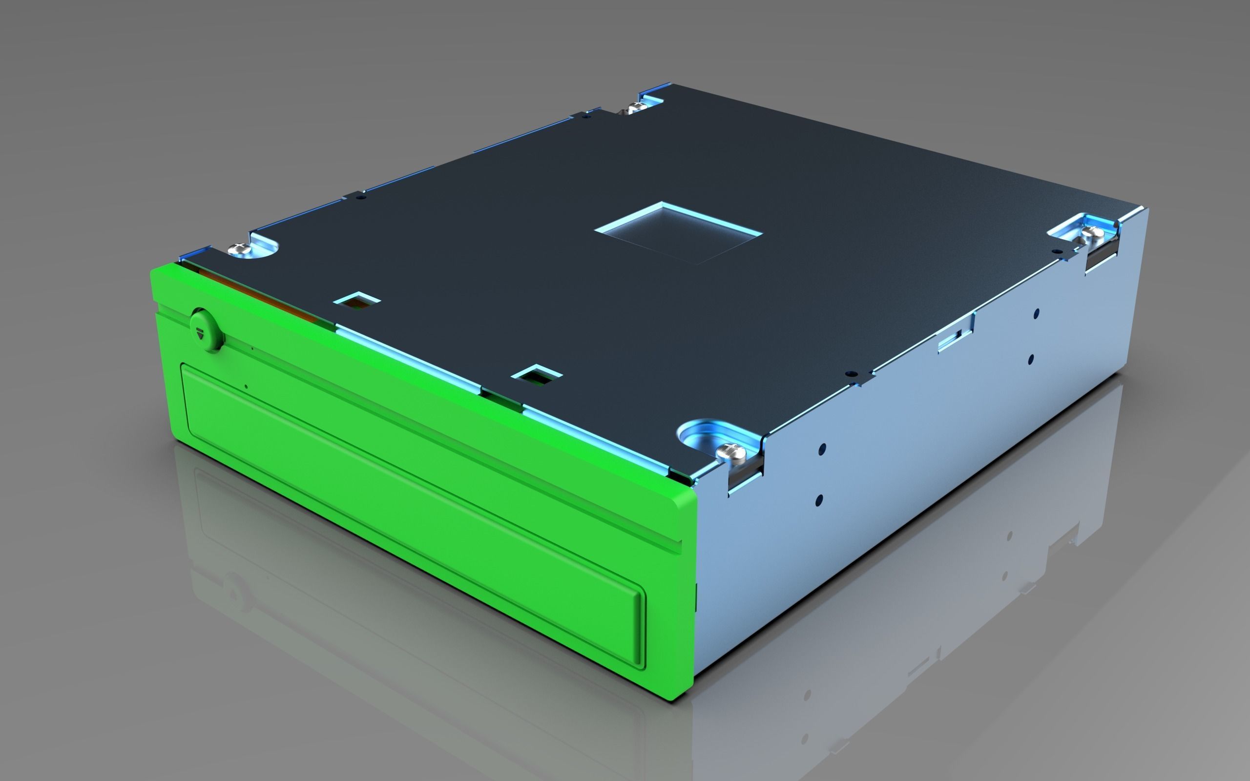 DVD Drive 3D model rigged CGTrader