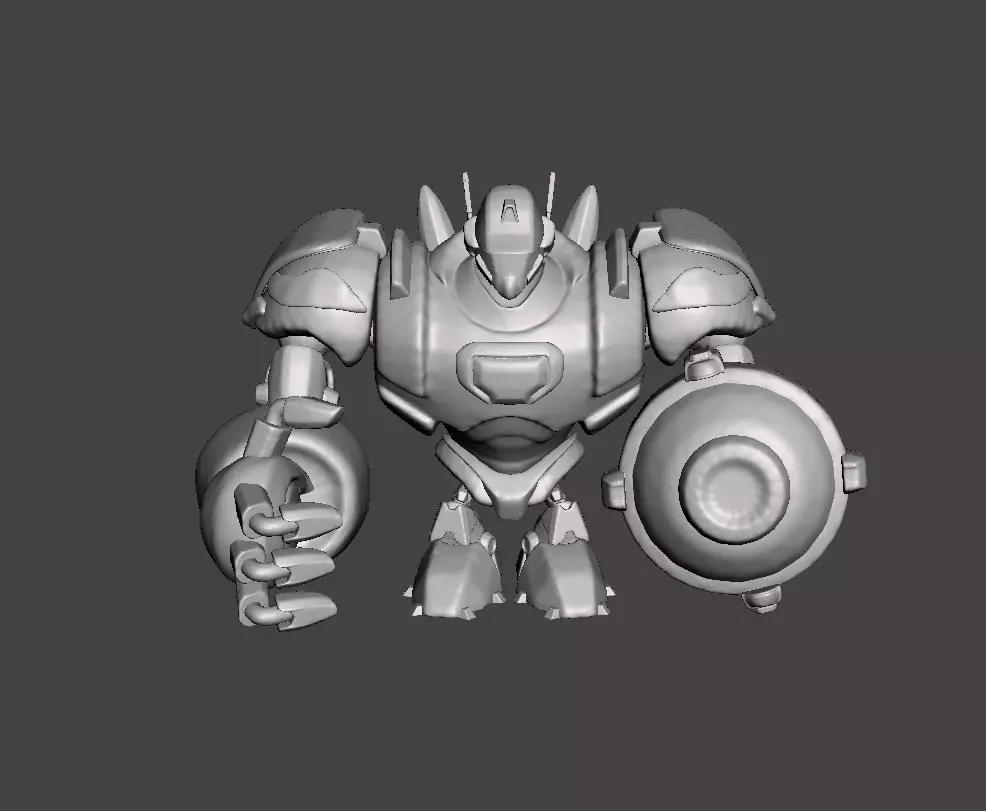 Zenith Games Blitzcrank 3D Model 3D print model_0