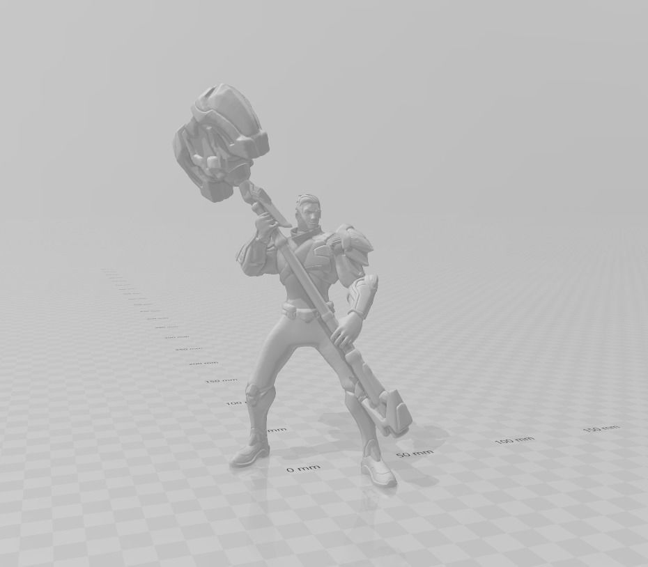 Zenith Games Jayce 3D Model 3D print model_1