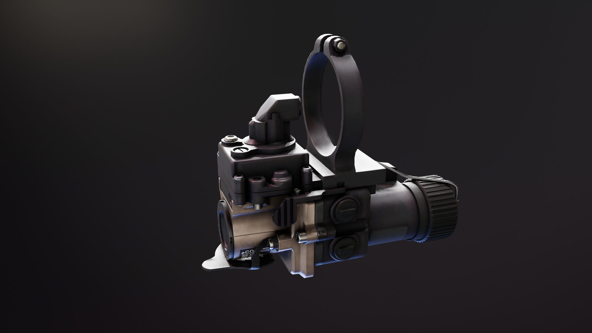 ECOSI SWIR Imager Low-poly 3D model_3