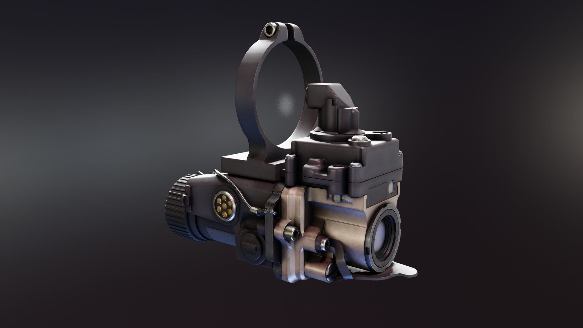 ECOSI SWIR Imager Low-poly 3D model_2