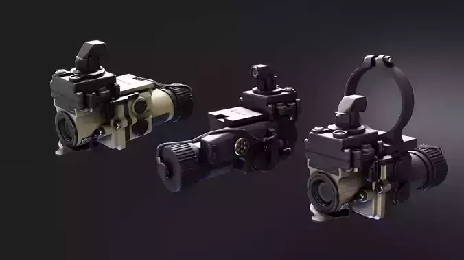 ECOSI SWIR Imager Low-poly 3D model