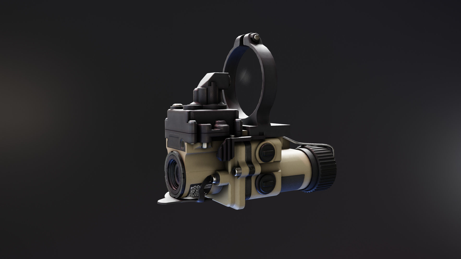 ECOSI SWIR Imager Low-poly 3D model_5