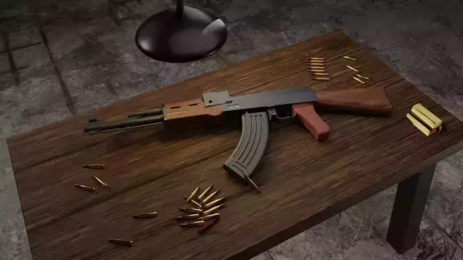 AK-47 3D MODEL ak - rifle