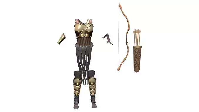 Amazon Warrior Woman Full Costume Outfit