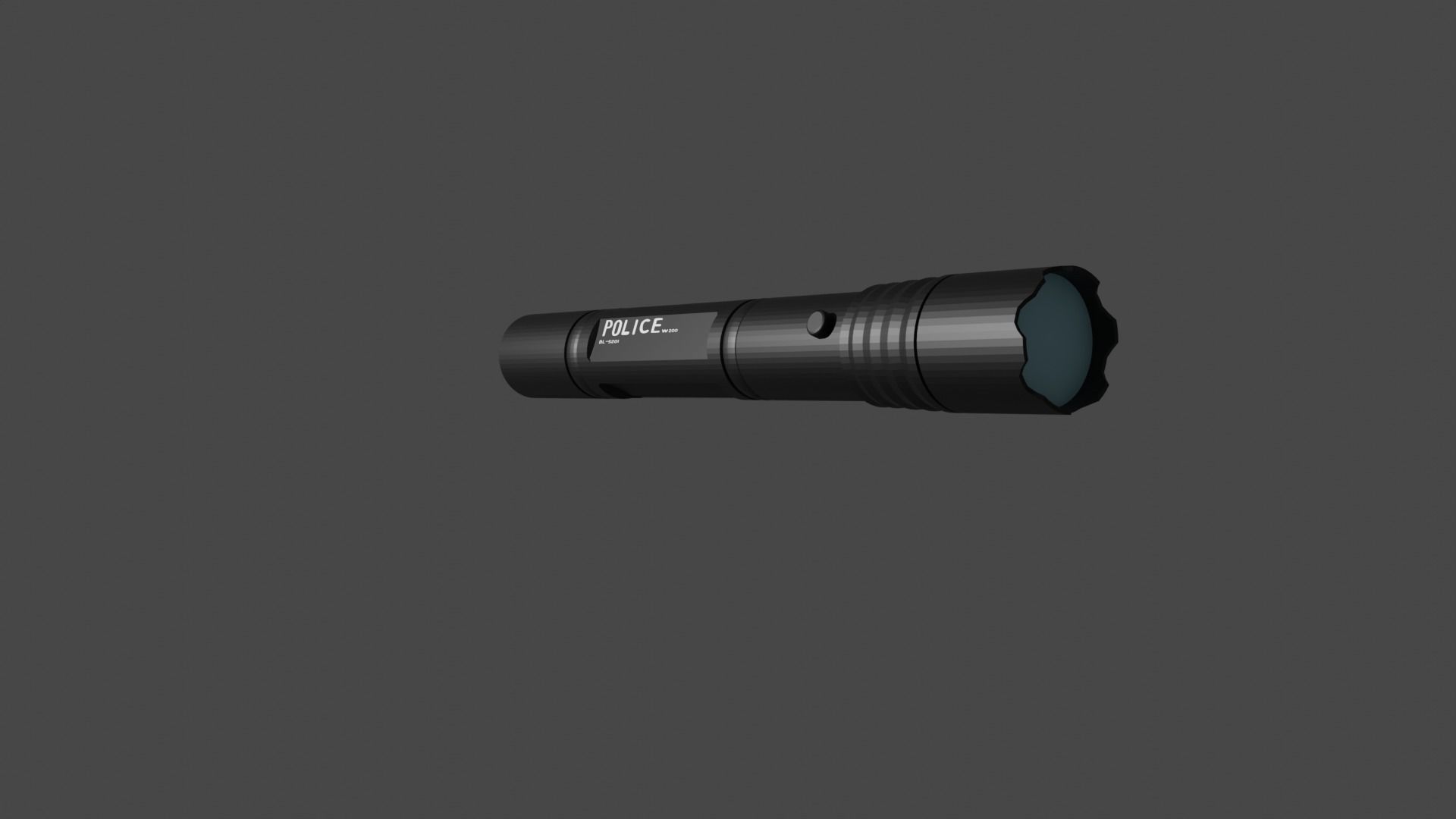 Flashlight Low-poly 3D model_2