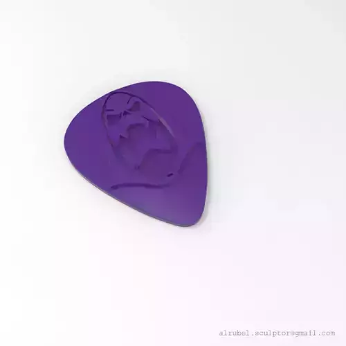 Skeletor guitar  pick 3D print model