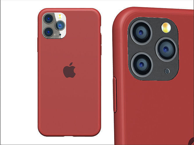 model iphone apple logo 3D model_5