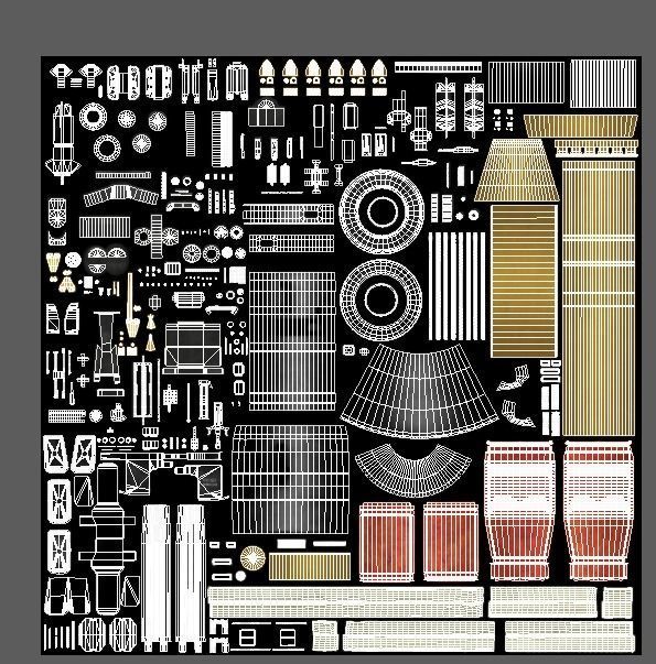 Handheld Anti Tank Grenade Launcher RPG7 Low-poly 3D model_5