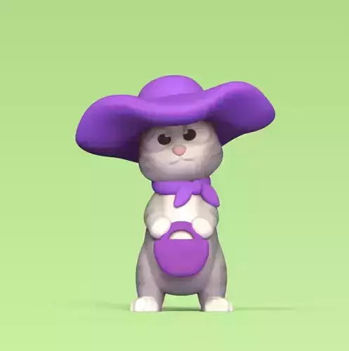 Fashion Cat 3D print model