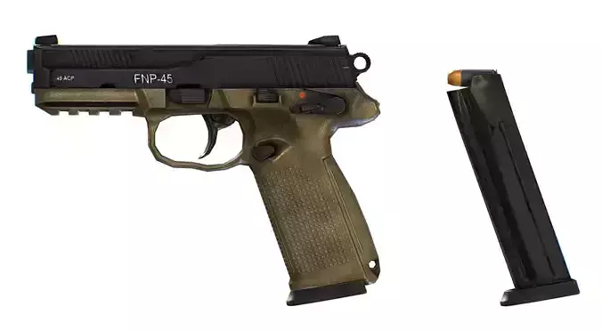Pistol FN FNP-45 USA Semi-Automatical Gun 45 ACP