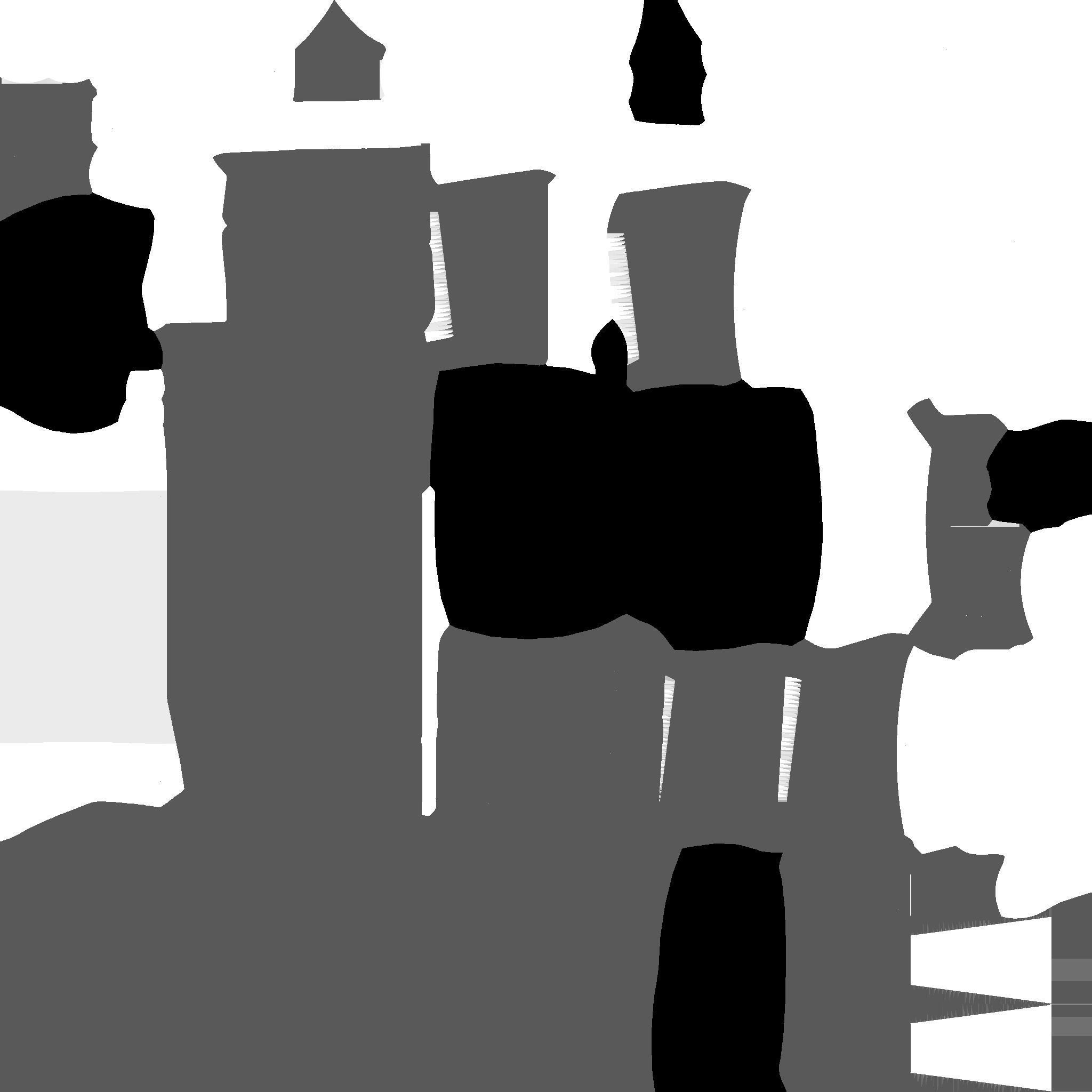 Jetpack G02 Black Golden - SciFi Character Design Low-poly 3D model_23