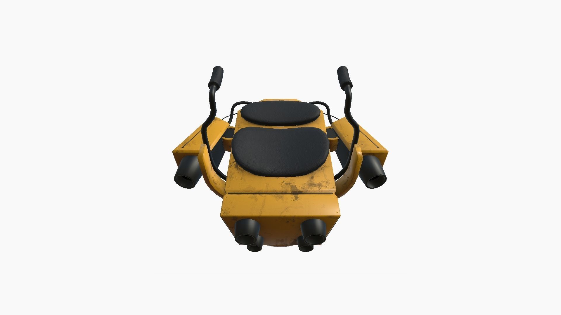 Jetpack G03 Yellow Black - SciFi Character Design Low-poly 3D model_4