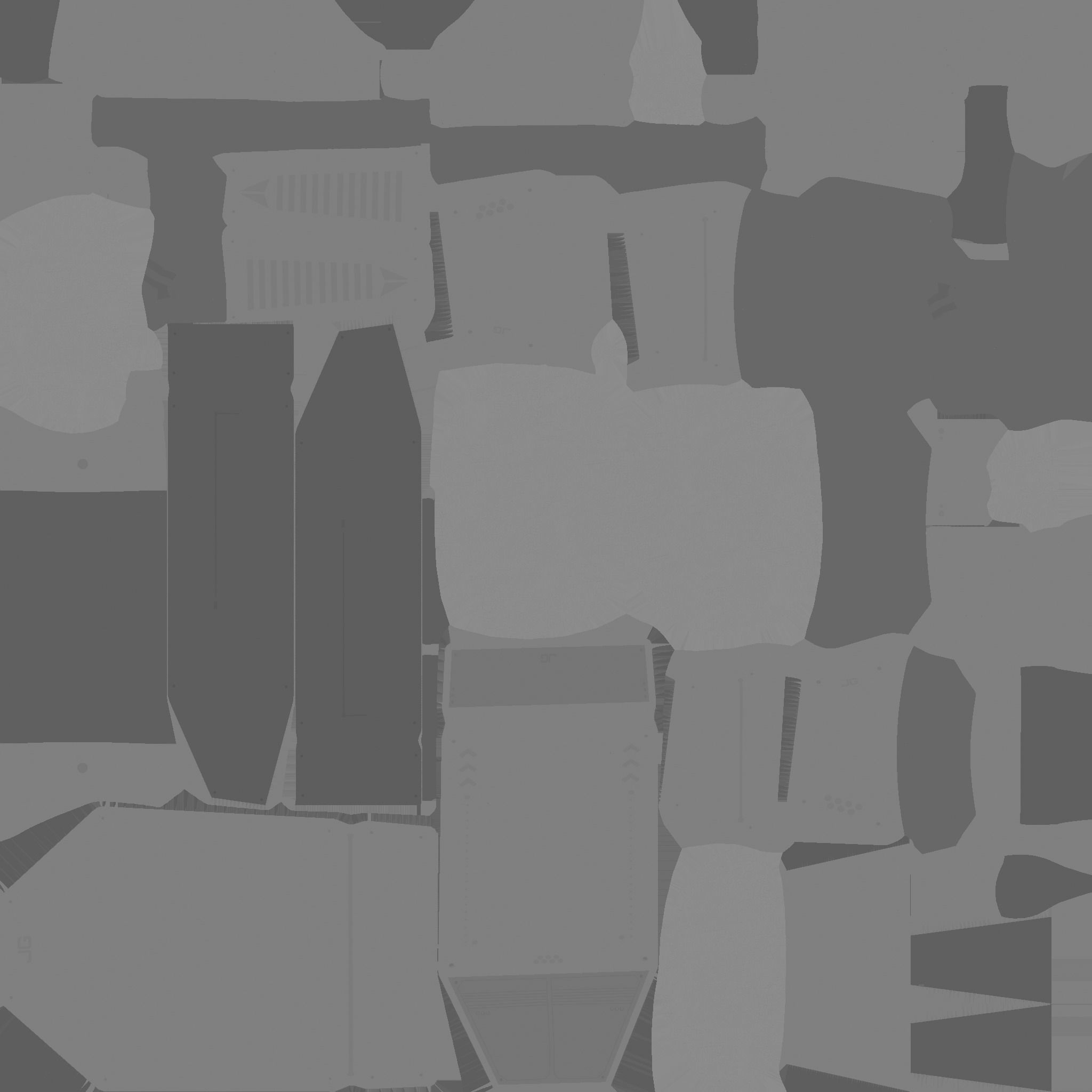 Jetpack G03 Yellow Black - SciFi Character Design Low-poly 3D model_22