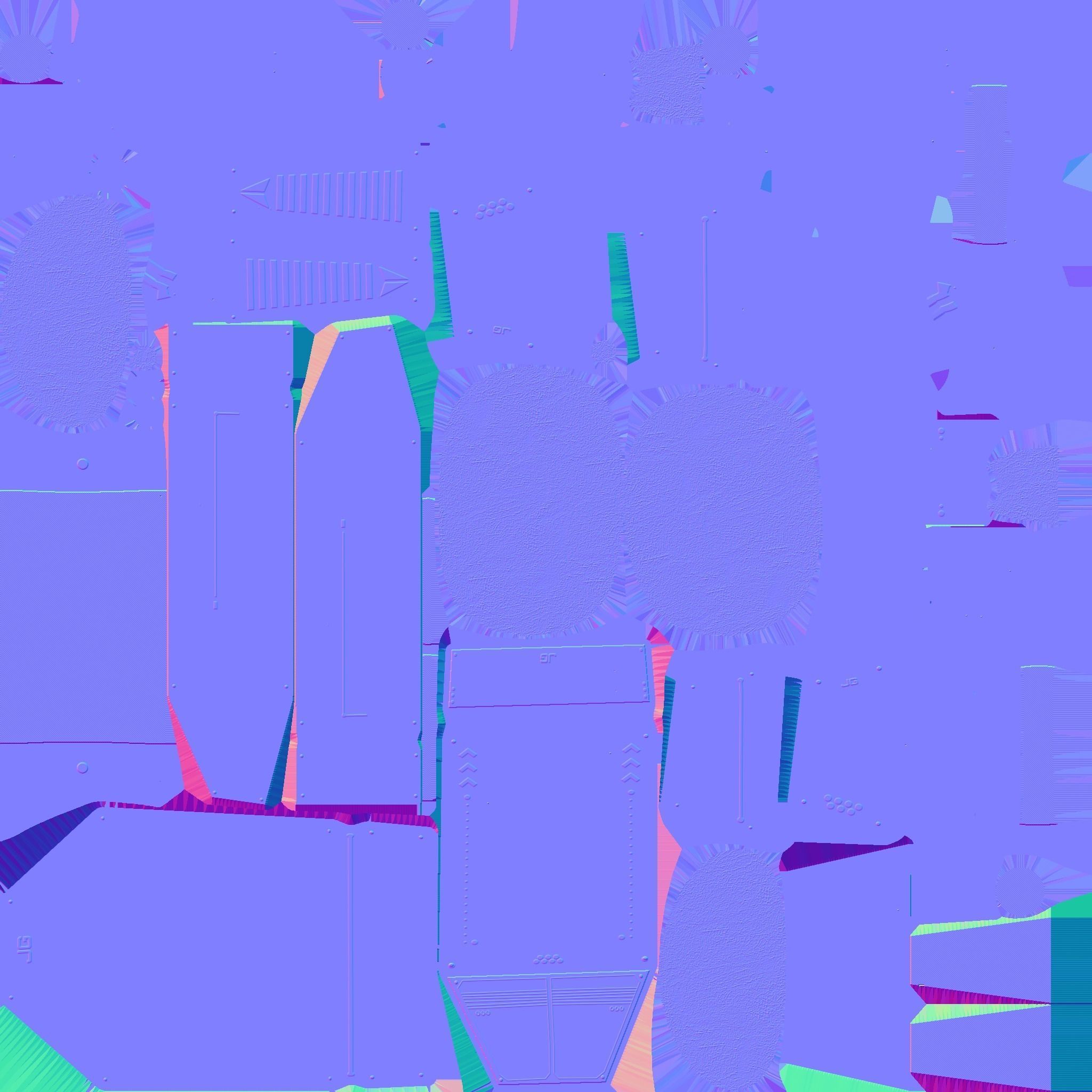 Jetpack G03 Yellow Black - SciFi Character Design Low-poly 3D model_24