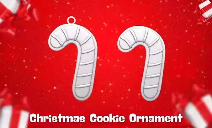 Christmas Cookie Ornament - Pendant -  Christmas Tree 2 3D print model