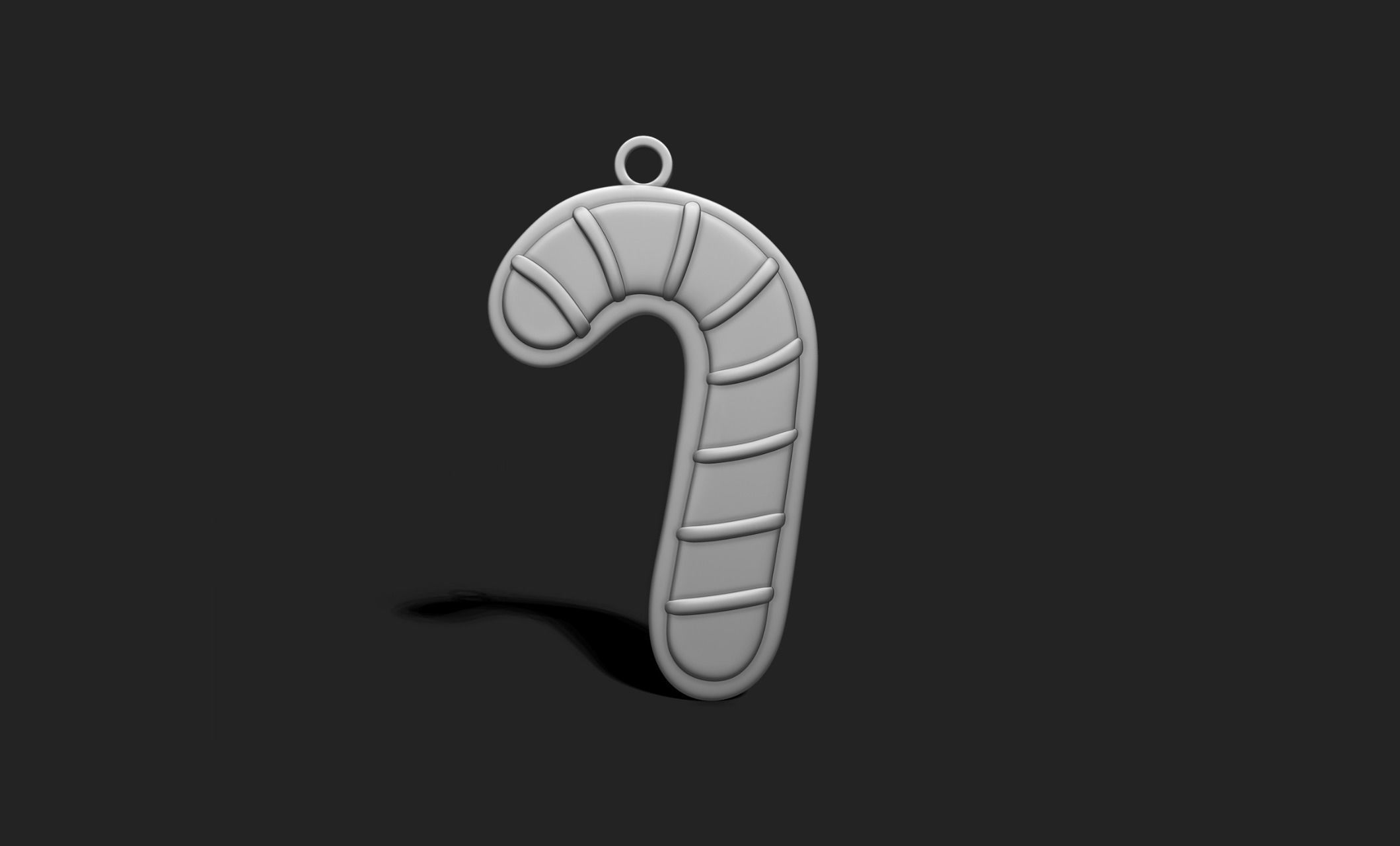 Christmas Cookie Ornament - Pendant -  Christmas Tree 2 3D print model_3