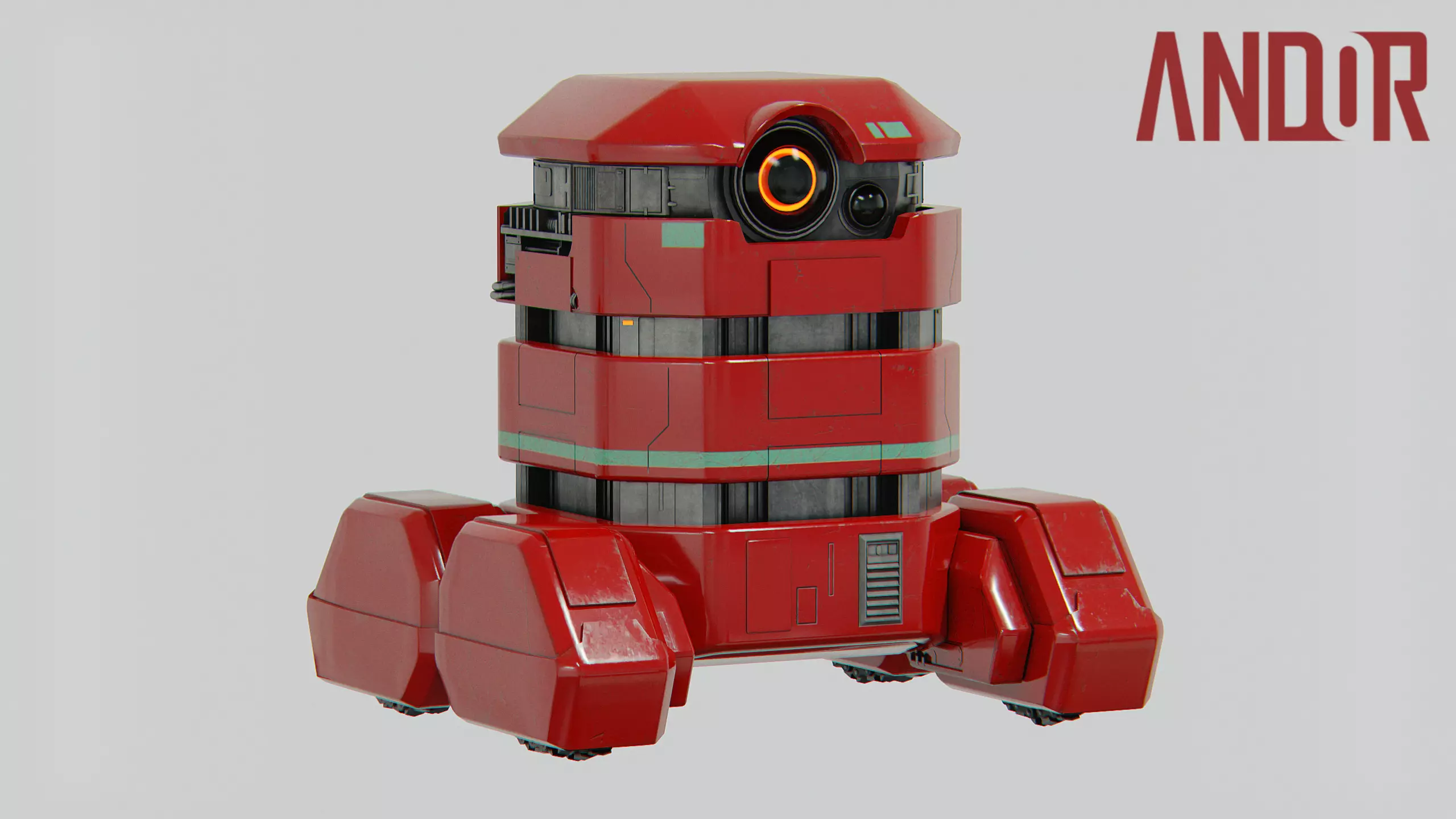 B2EMO Droid FLASHBACK EDITION - Star Wars Andor 3D model_0