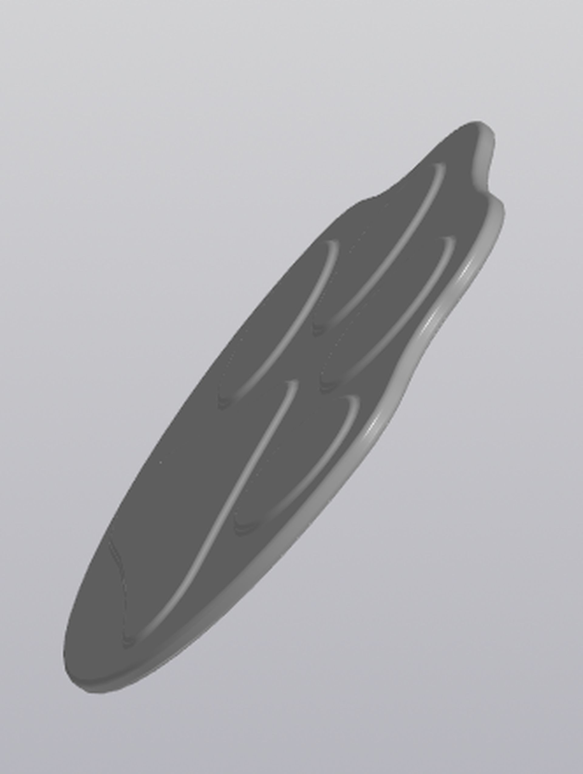 Cup coaster Paw print  3D print model_4