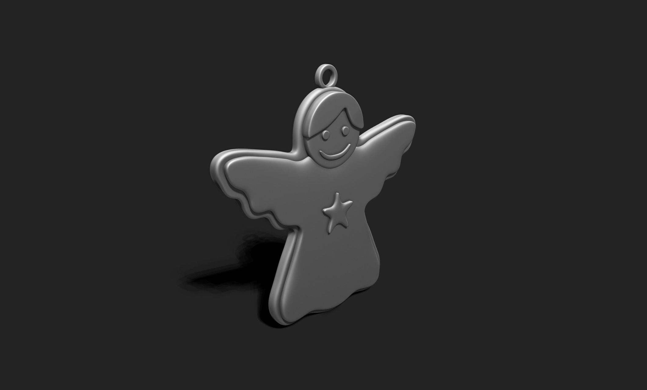 Christmas Cookie Ornament - Pendant -  Christmas Tree 5 3D print model_5