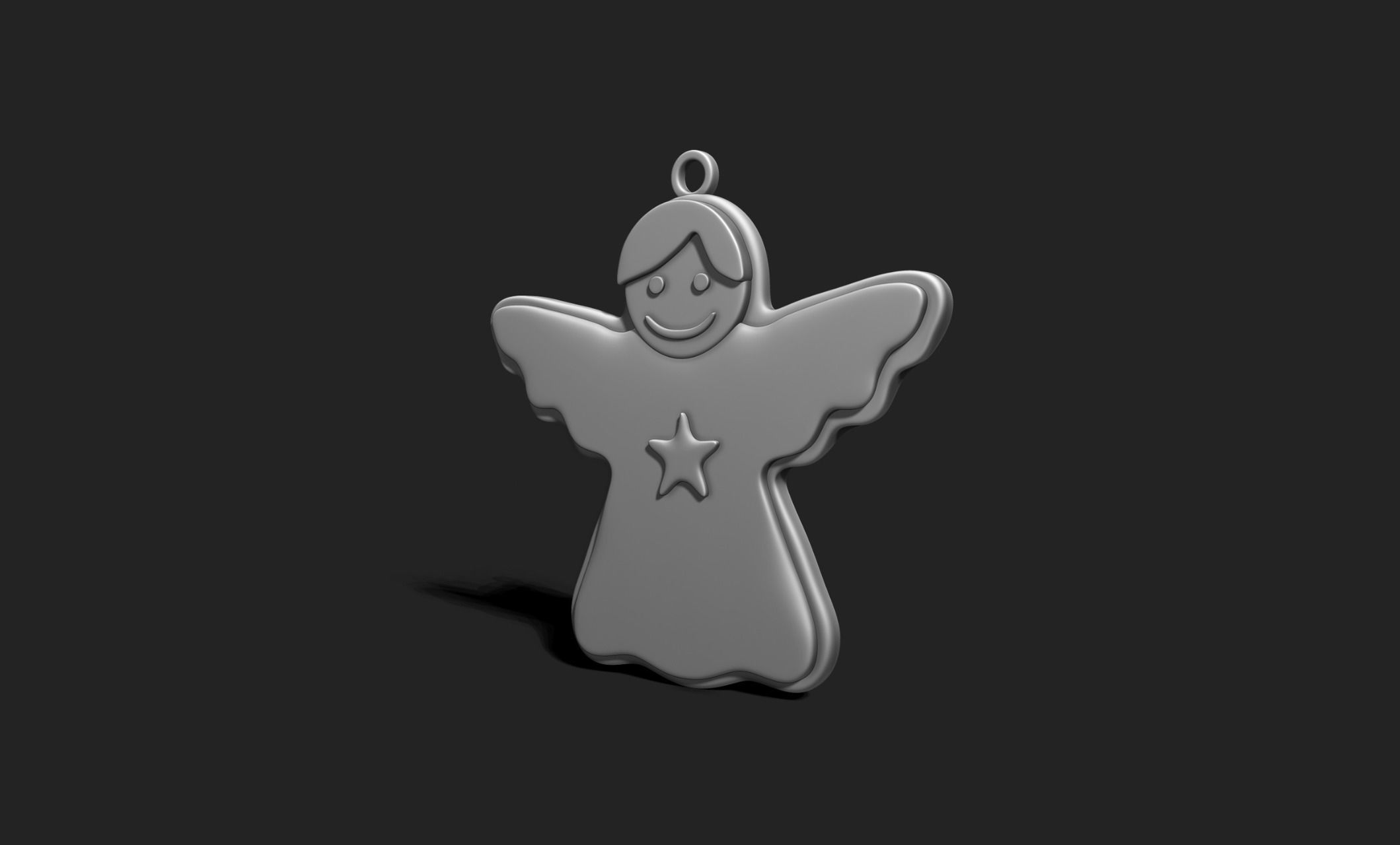 Christmas Cookie Ornament - Pendant -  Christmas Tree 5 3D print model_7