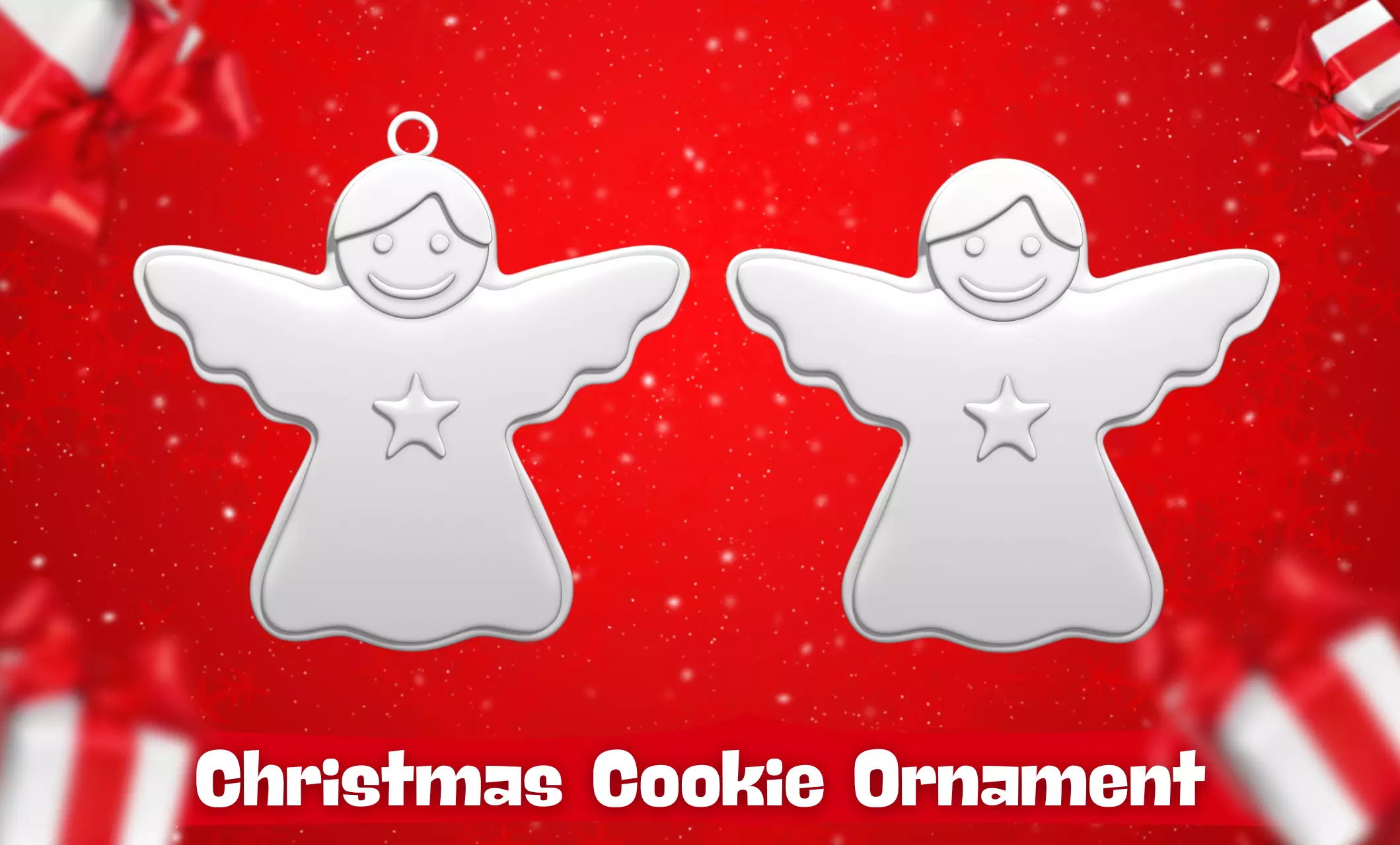 Christmas Cookie Ornament - Pendant -  Christmas Tree 5 3D print model_0