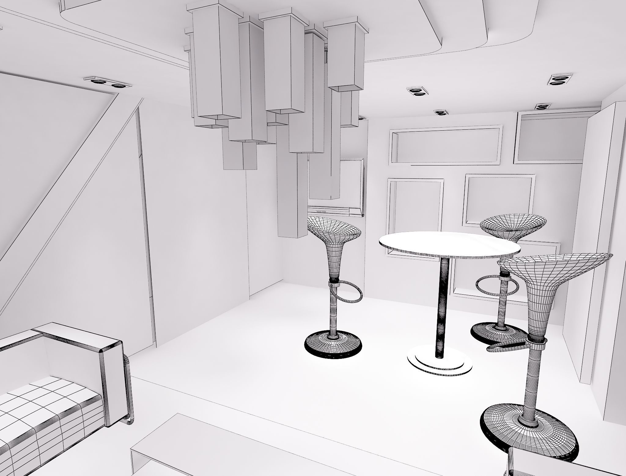 Booth Exhibition Stand a622 3D model_15