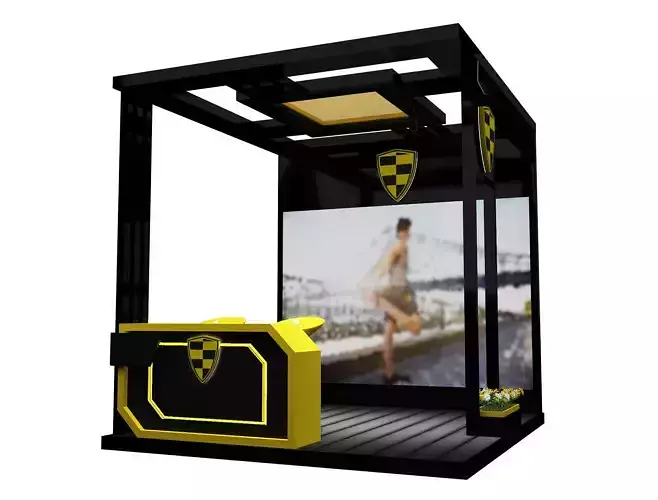  Booth Exhibition Stand a623a 3D model