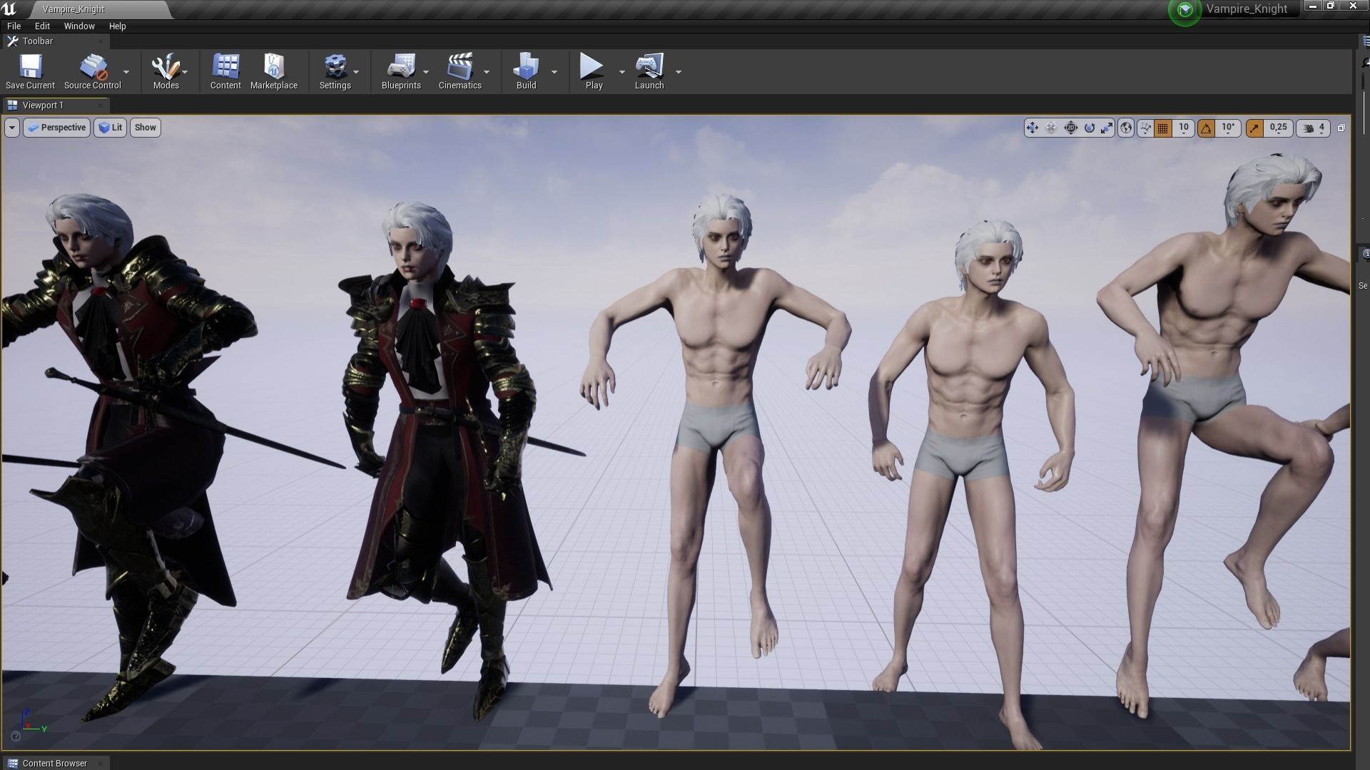 Vampire Knight Dracula Low-poly 3D model_15