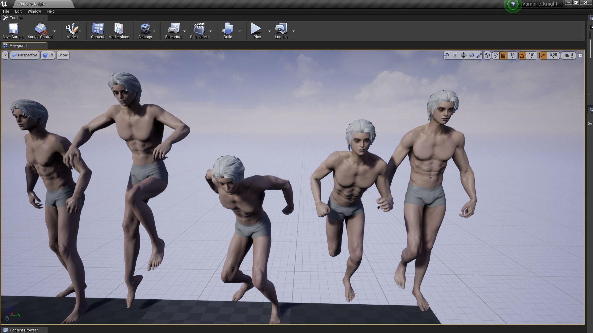 Vampire Knight Dracula Low-poly 3D model_12