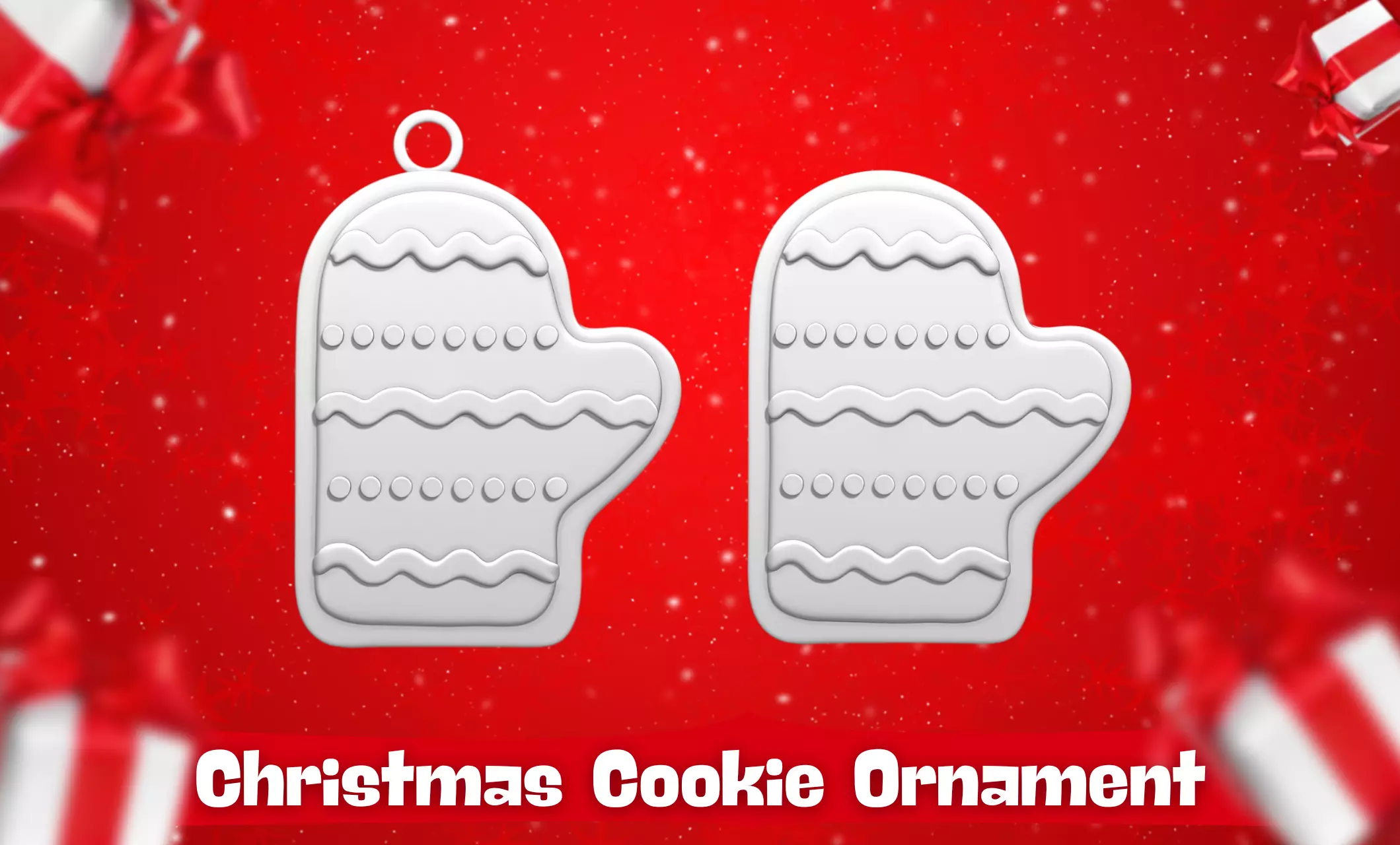 Christmas Cookie Ornament - Pendant -  Christmas Tree 6 3D print model_0