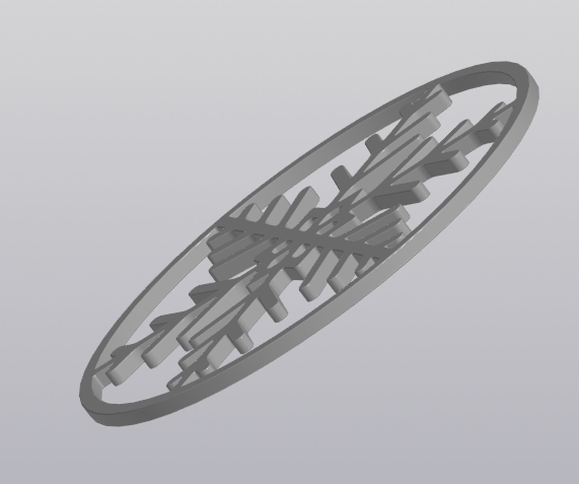 Set 2 Cup coaster Snowflake 3D print model_6